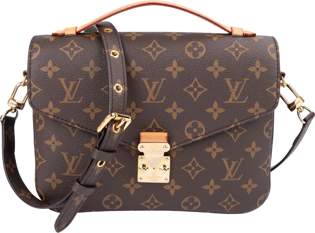 Louis Vuitton Monogram Canvas Pochette Métis Handbag Bruin