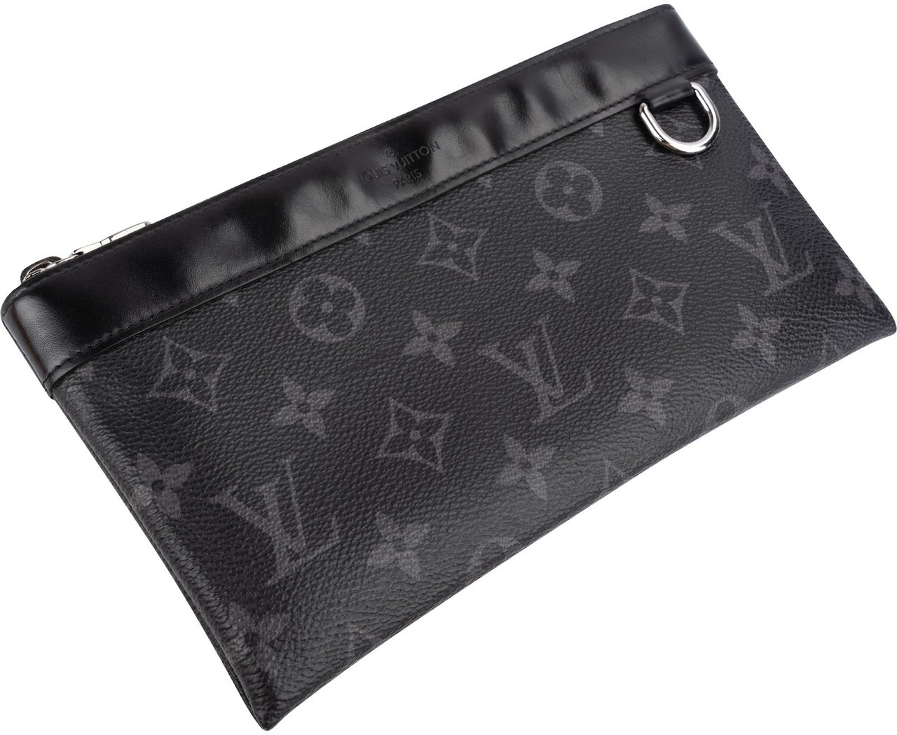 Louis Vuitton Monogram Eclipse Pochette Discovery PM Clutch Zwart