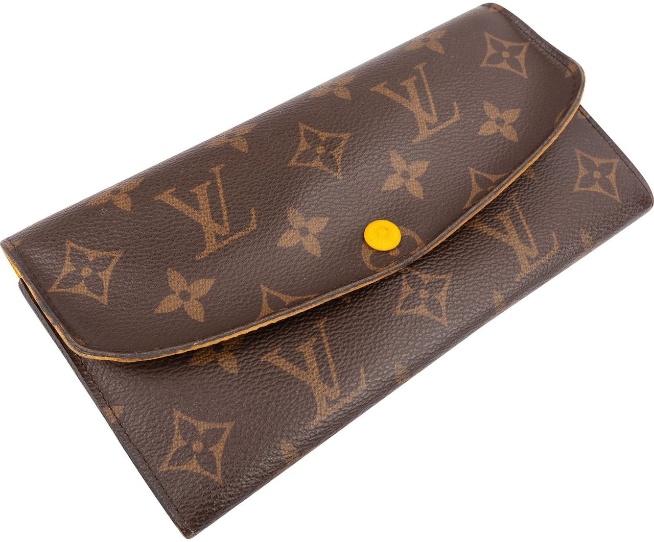 Louis Vuitton Monogram Canvas Emilie Wallet Bruin
