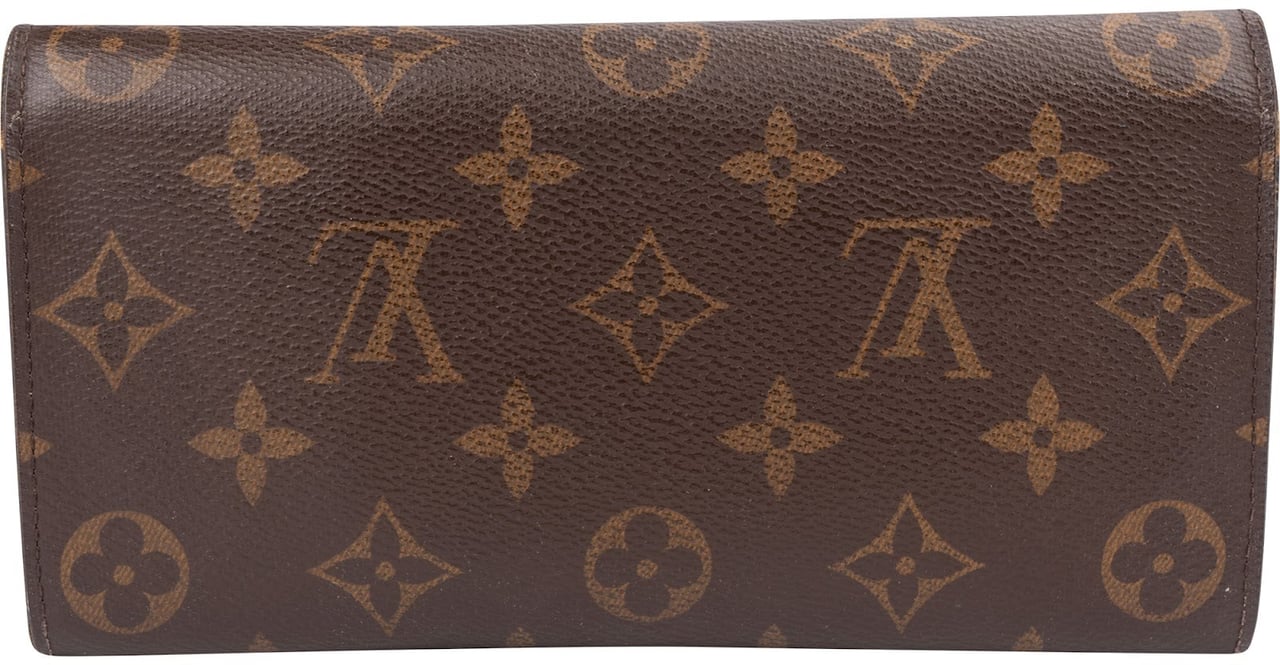 Louis Vuitton Monogram Canvas Emilie Wallet Bruin