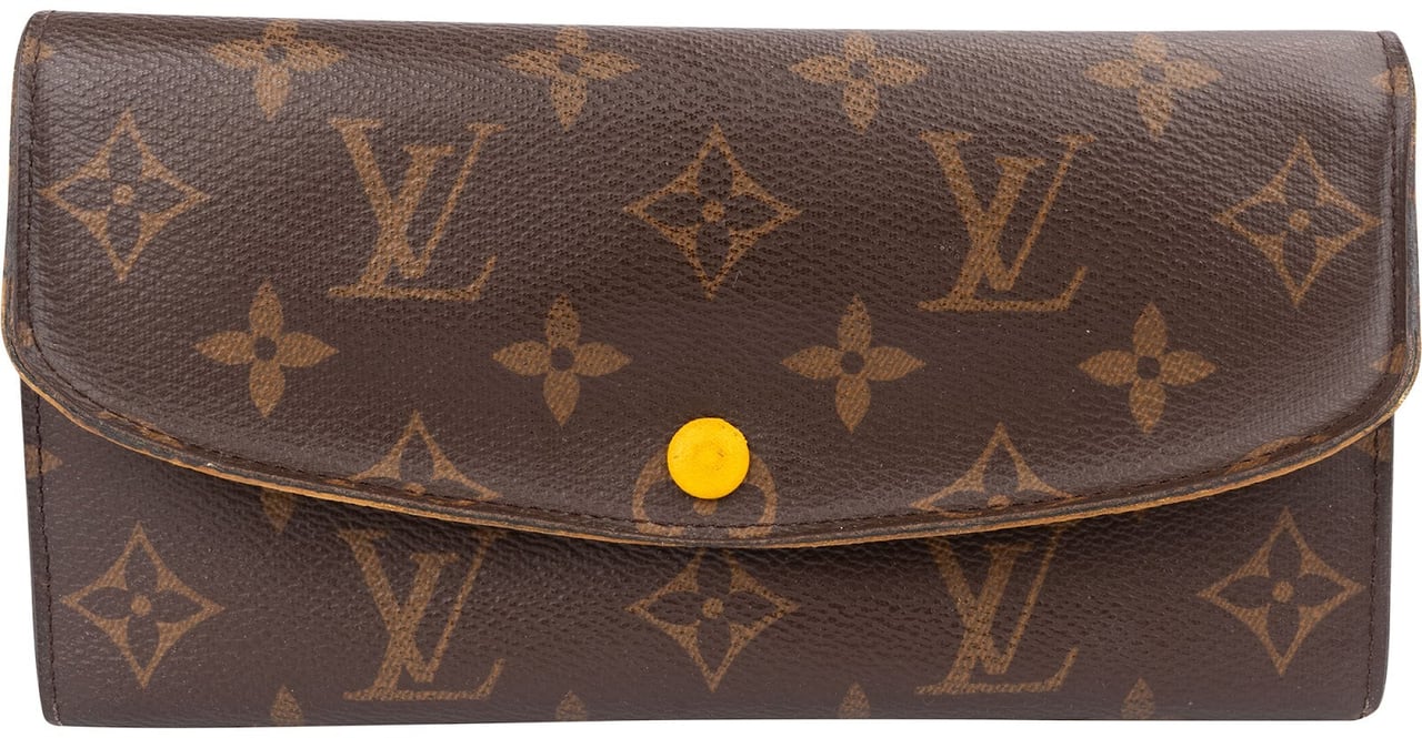 Louis Vuitton Monogram Canvas Emilie Wallet Bruin