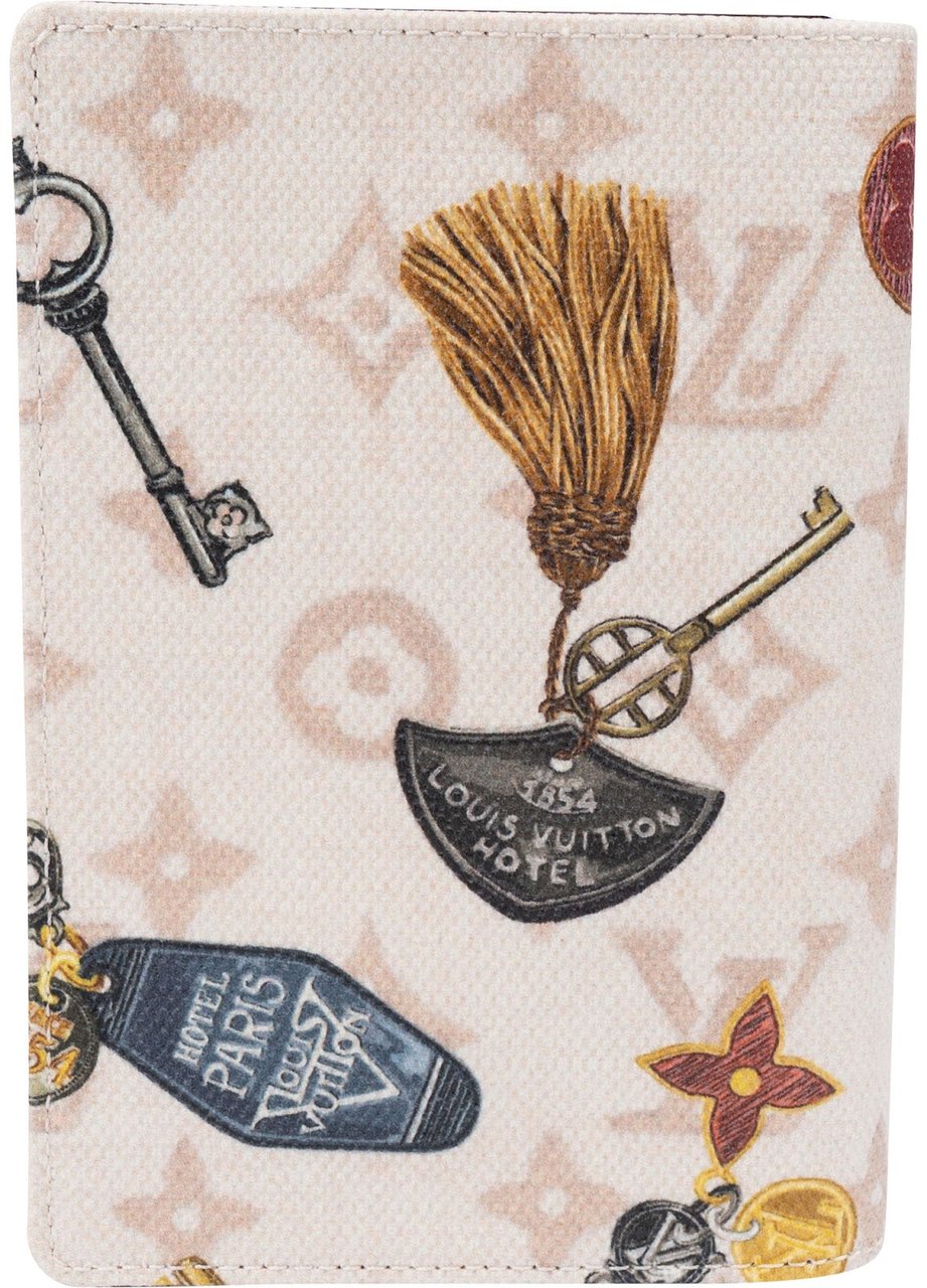 Louis Vuitton Limited Monogram Articles de Voyage Passport Cover Beige