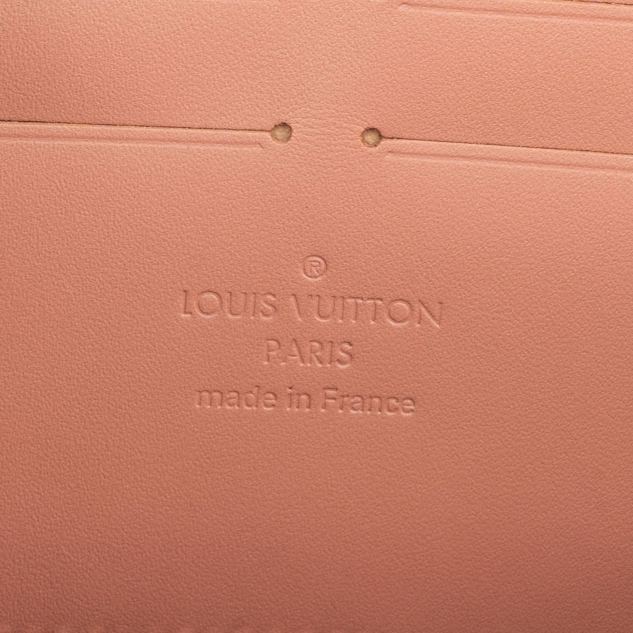 Louis Vuitton Monogram Vernis Zippy Wallet Oranje