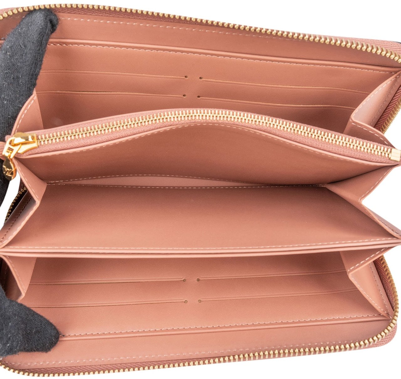 Louis Vuitton Monogram Vernis Zippy Wallet Oranje