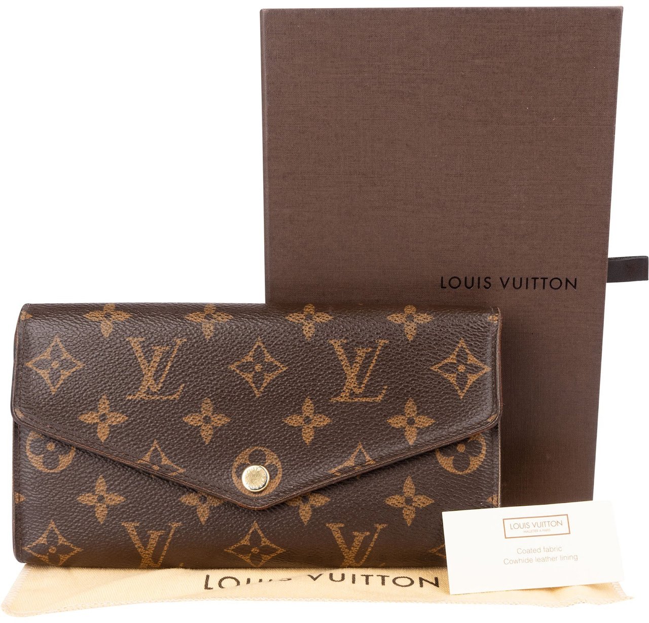 Louis Vuitton Monogram Canvas Sarah Wallet Bruin