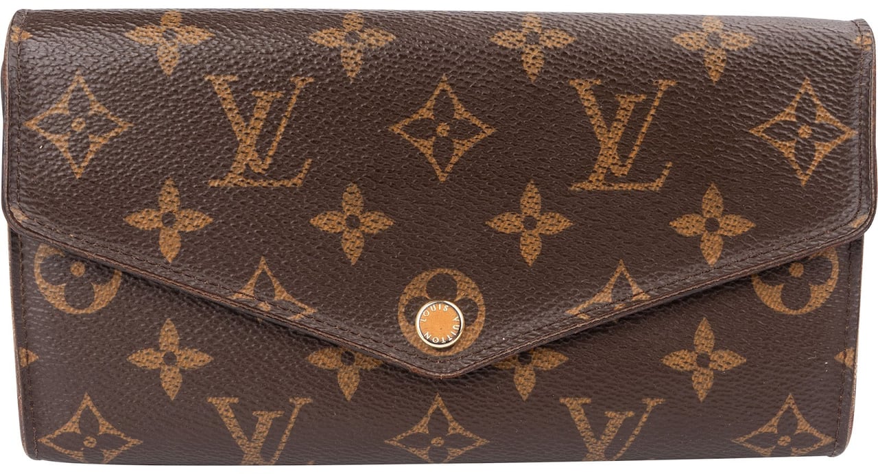 Louis Vuitton Monogram Canvas Sarah Wallet Bruin