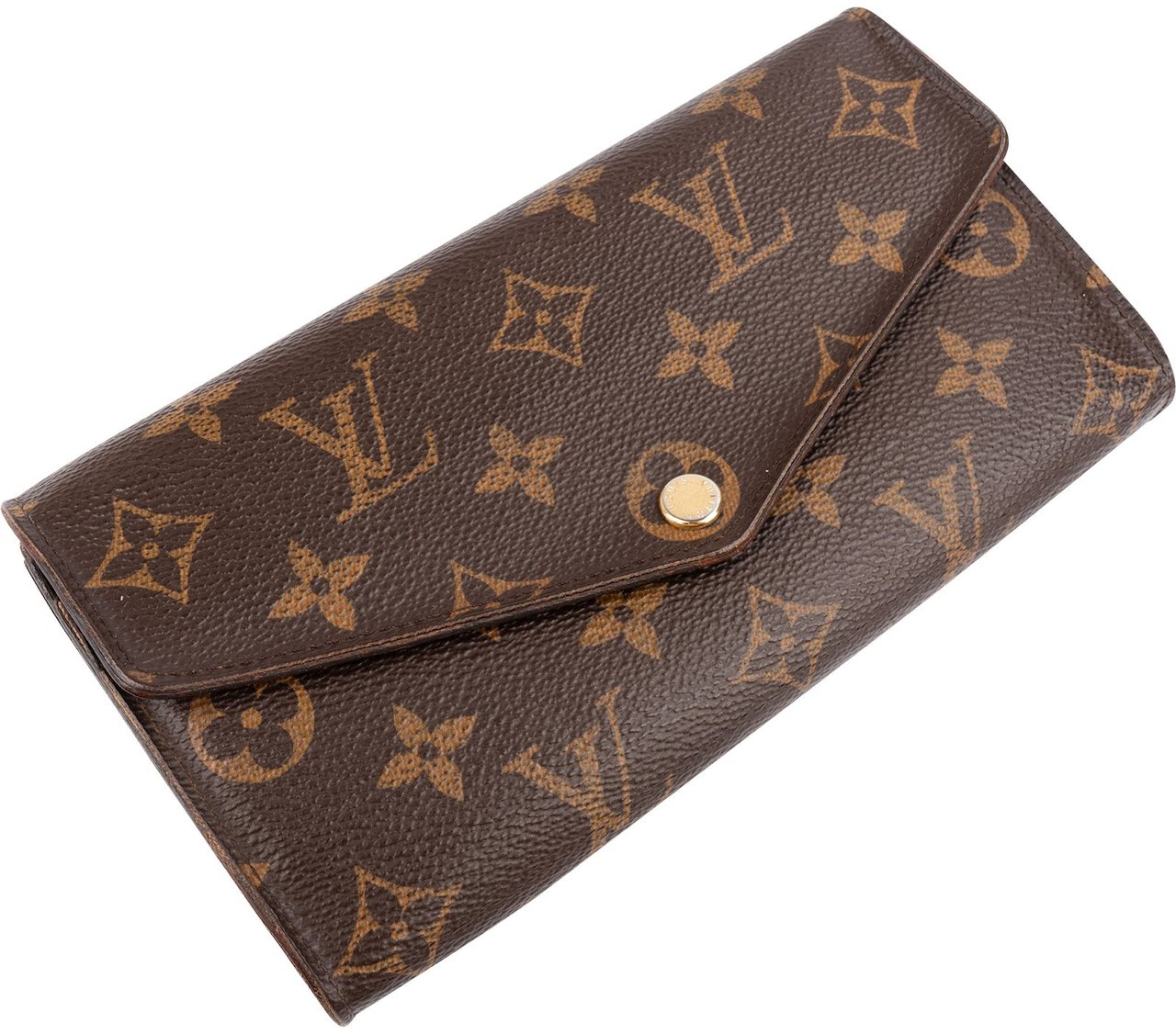 Louis Vuitton Monogram Canvas Sarah Wallet Bruin