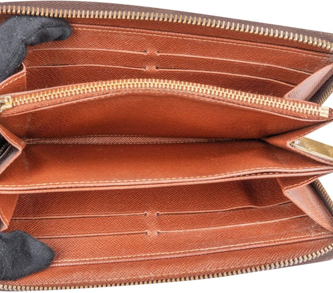 Louis Vuitton Monogram Canvas Zippy Wallet Bruin