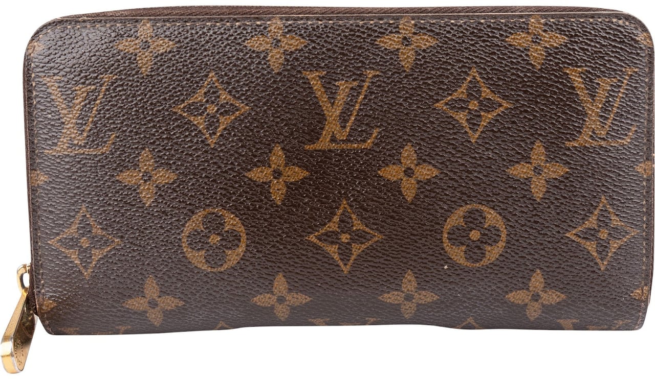 Louis Vuitton Monogram Canvas Zippy Wallet Bruin