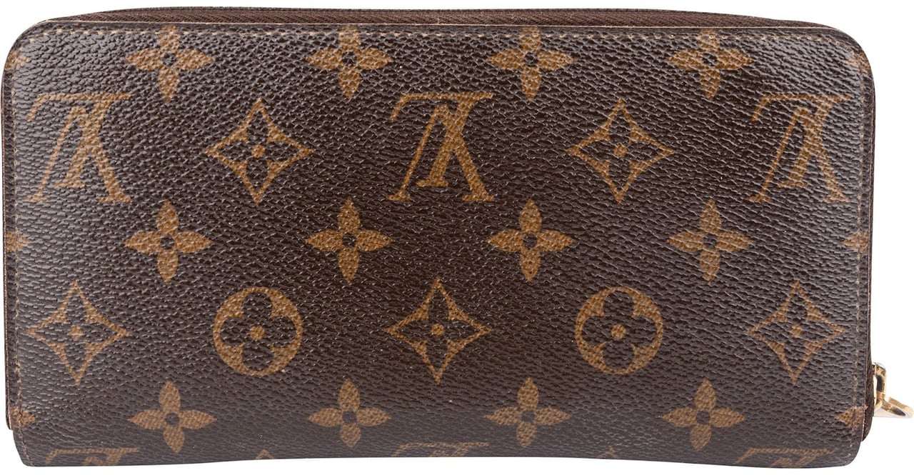 Louis Vuitton Monogram Canvas Zippy Wallet Bruin