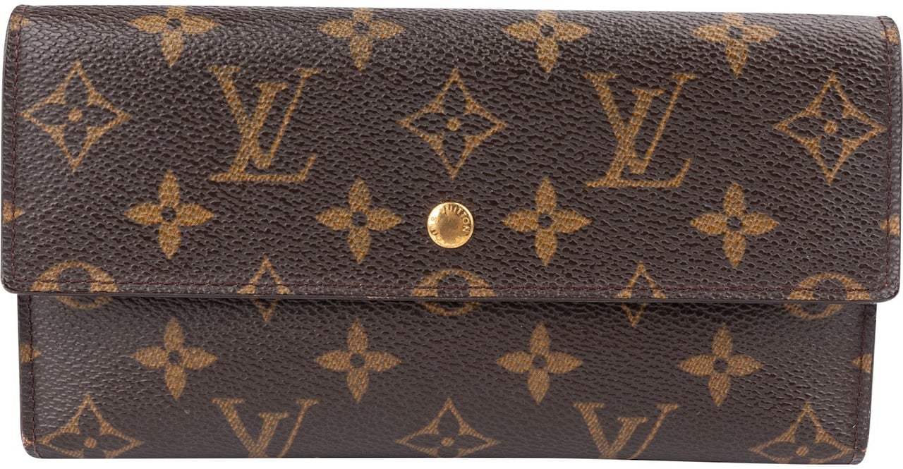 Louis Vuitton Monogram Canvas Sarah Wallet Bruin