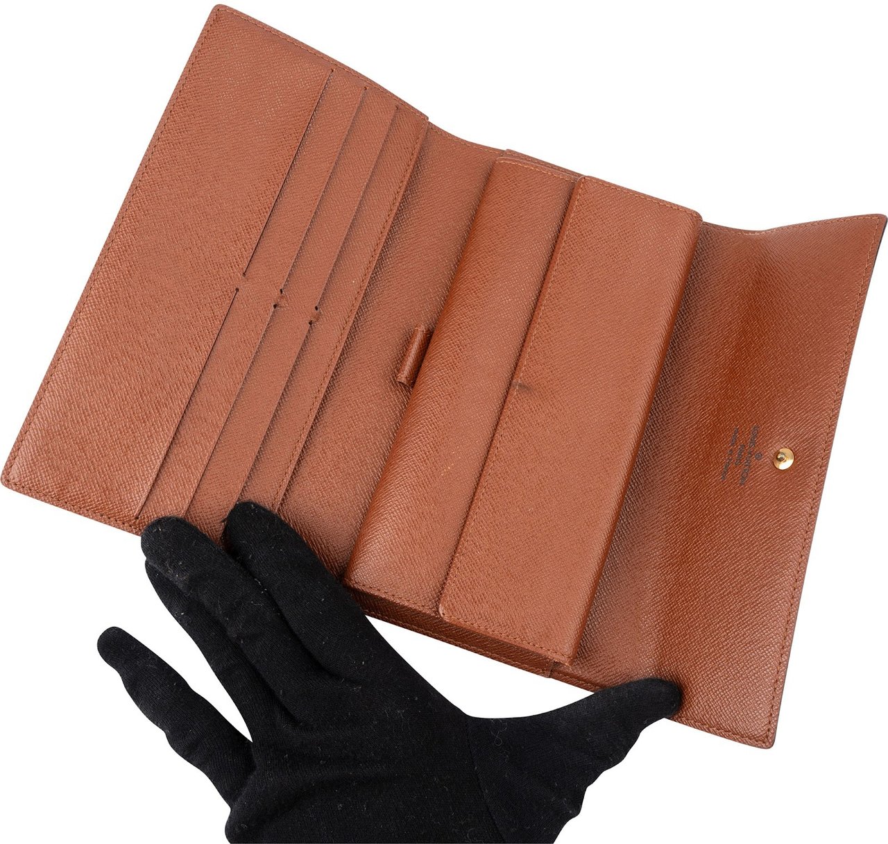 Louis Vuitton Monogram Canvas Sarah Wallet Bruin