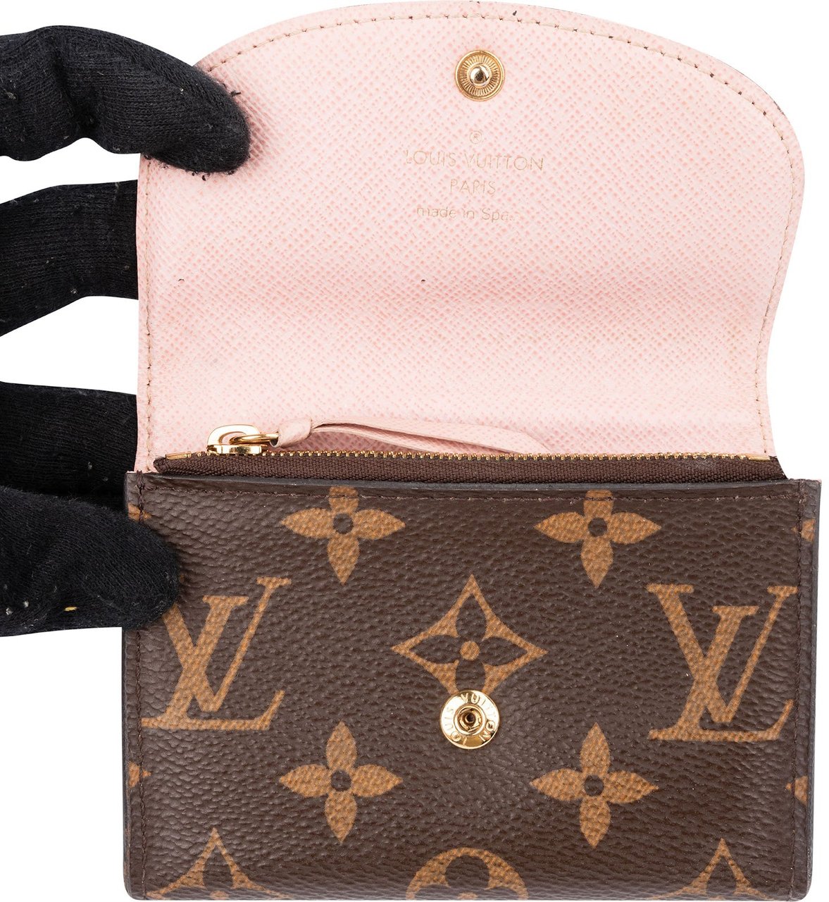 Louis Vuitton Monogram Canvas Rosalie Coin Purse Wallet Bruin