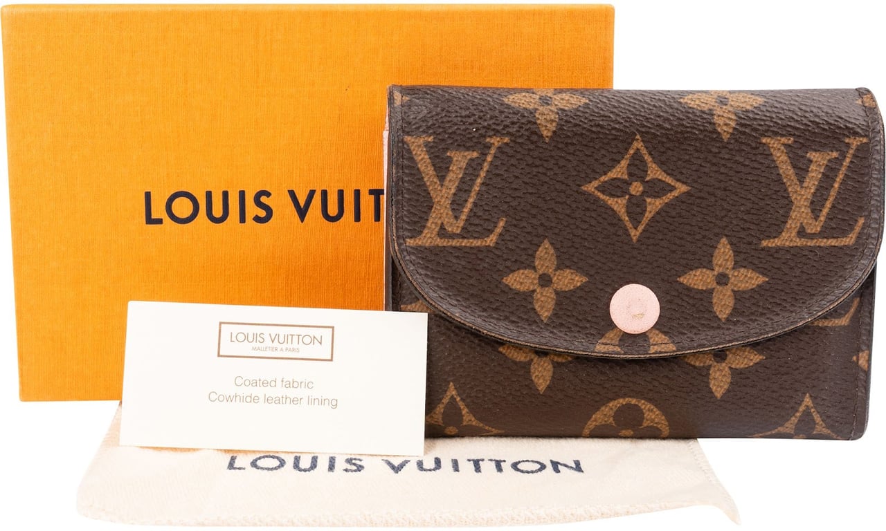 Louis Vuitton Monogram Canvas Rosalie Coin Purse Wallet Bruin