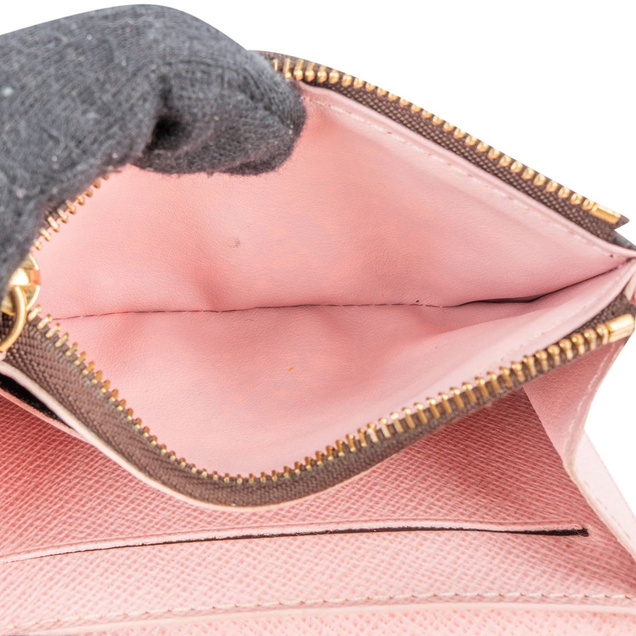 Louis Vuitton Monogram Canvas Rosalie Coin Purse Wallet Bruin
