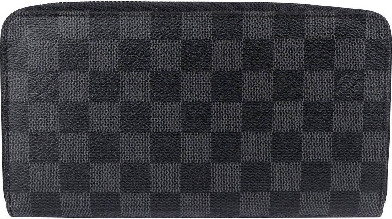 Louis Vuitton Damier Graphite Ilustre Race Car Zippy Organizer Wallet Zwart