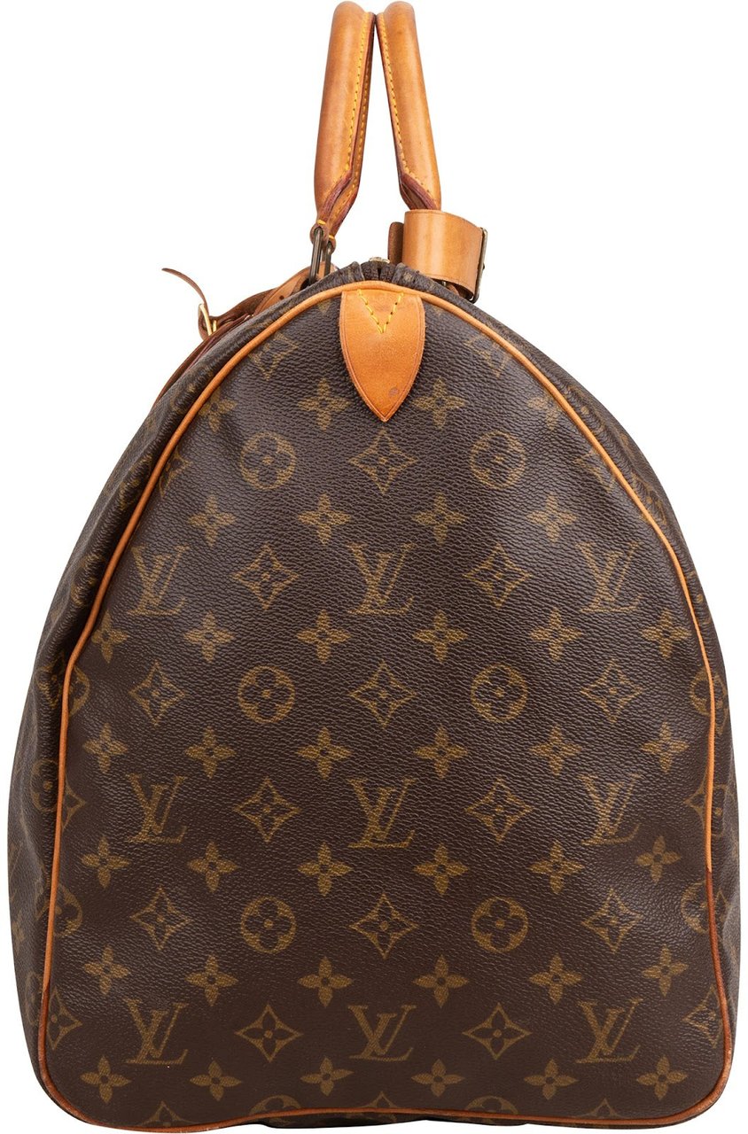 Louis Vuitton Monogram Canvas Keepall 55 Travel Bag Bruin