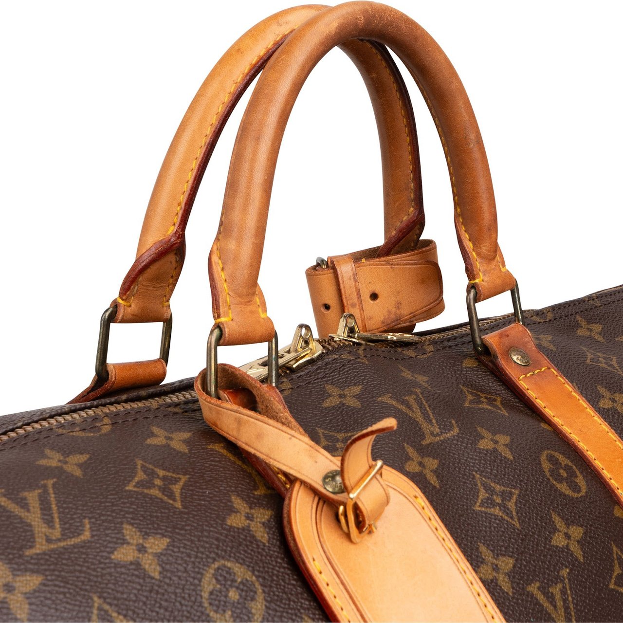 Louis Vuitton Monogram Canvas Keepall 55 Travel Bag Bruin