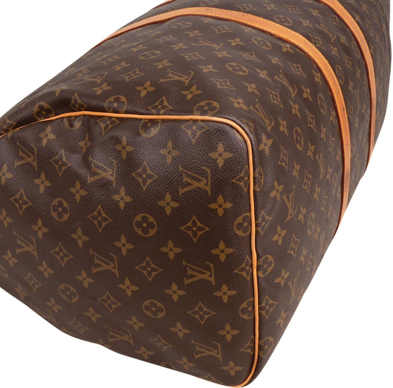 Louis Vuitton Monogram Canvas Keepall 55 Travel Bag Bruin