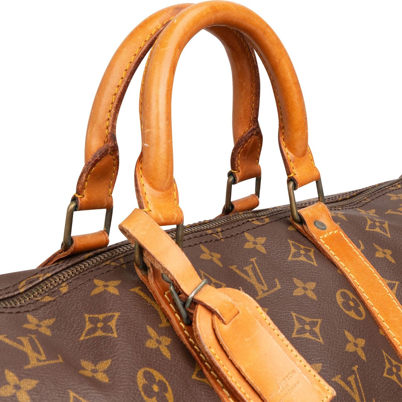 Louis Vuitton Monogram Canvas Keepall 55 Travel Bag Bruin