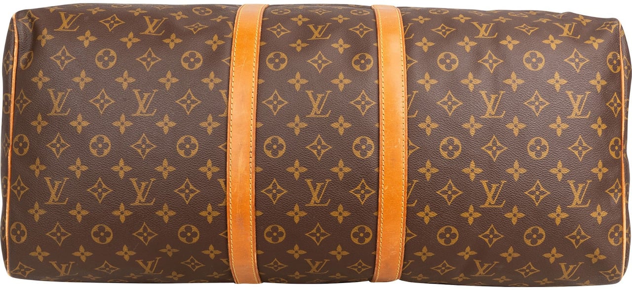 Louis Vuitton Monogram Canvas Keepall 55 Travel Bag Bruin