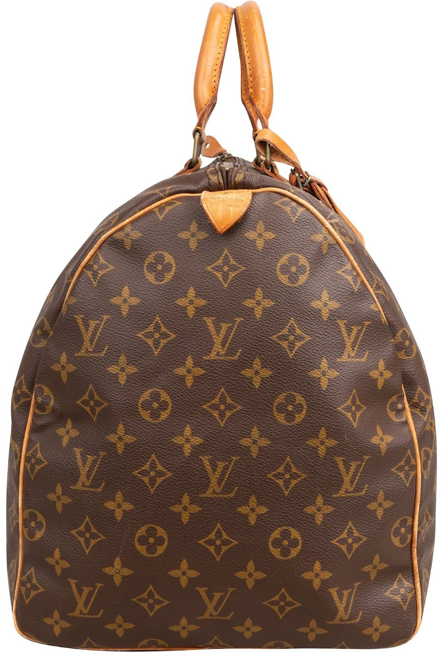 Louis Vuitton Monogram Canvas Keepall 55 Travel Bag Bruin
