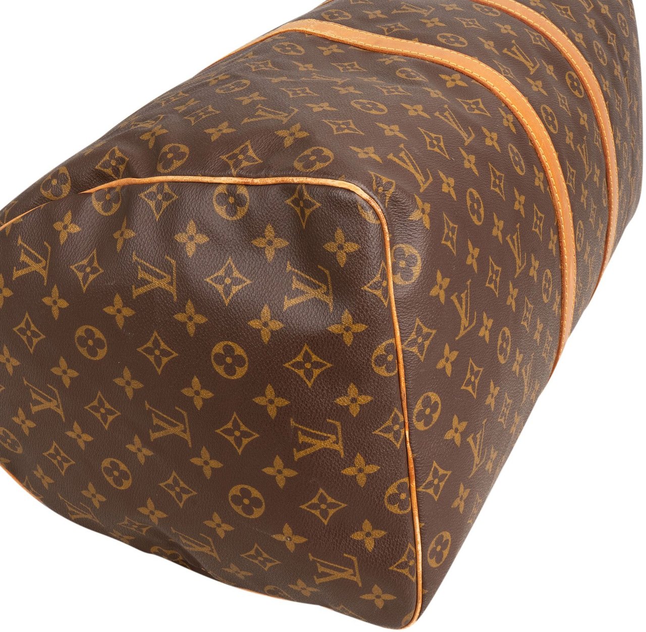 Louis Vuitton Monogram Canvas Keepall 55 Travel Bag Bruin