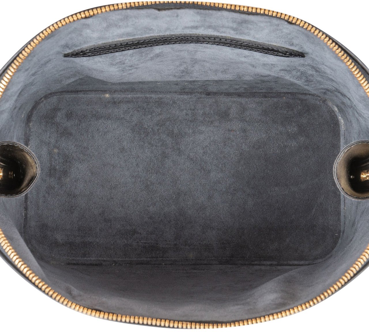 Louis Vuitton Noir Epi Leather Alma PM Handbag Zwart