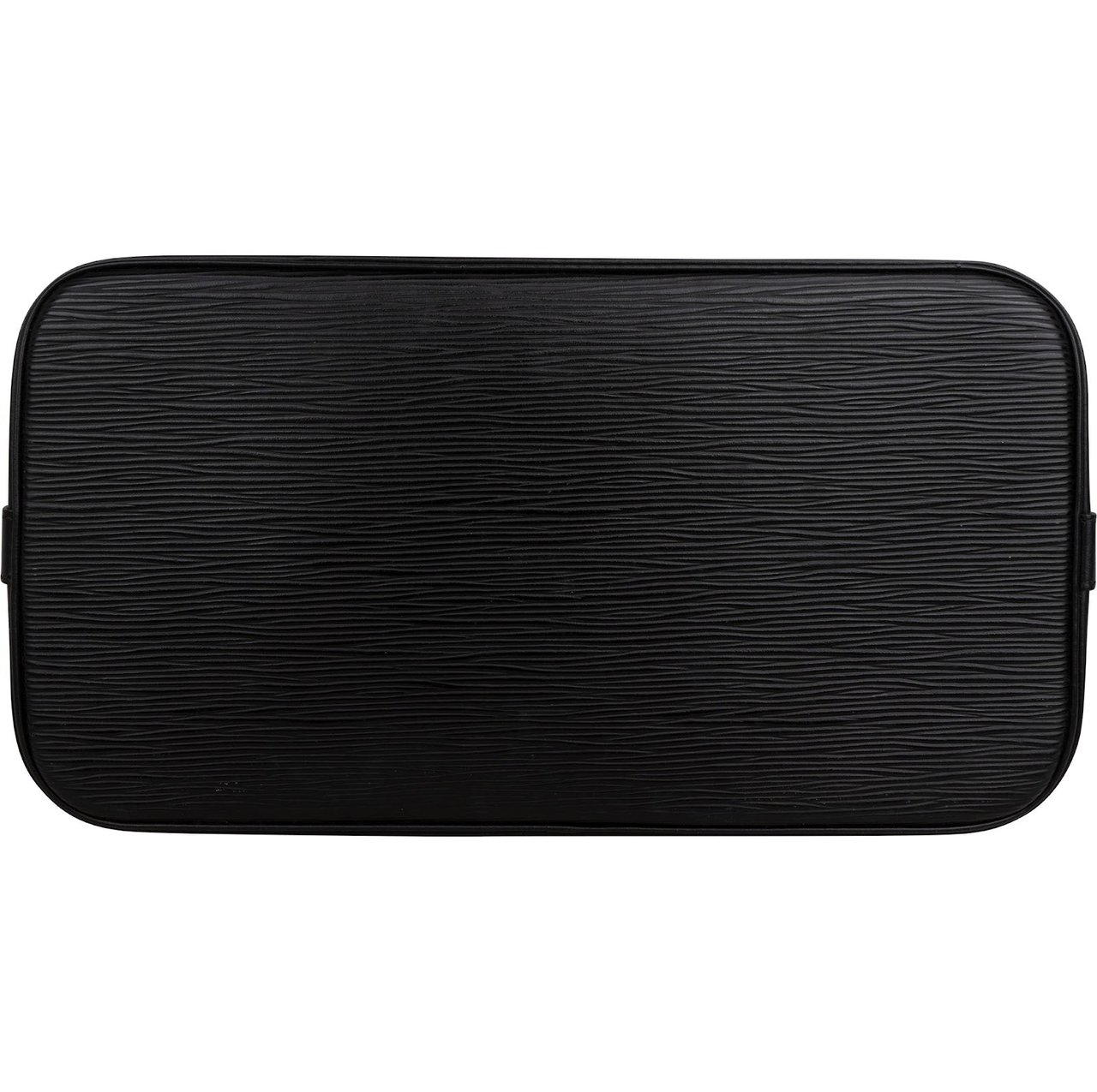 Louis Vuitton Noir Epi Leather Alma PM Handbag Zwart
