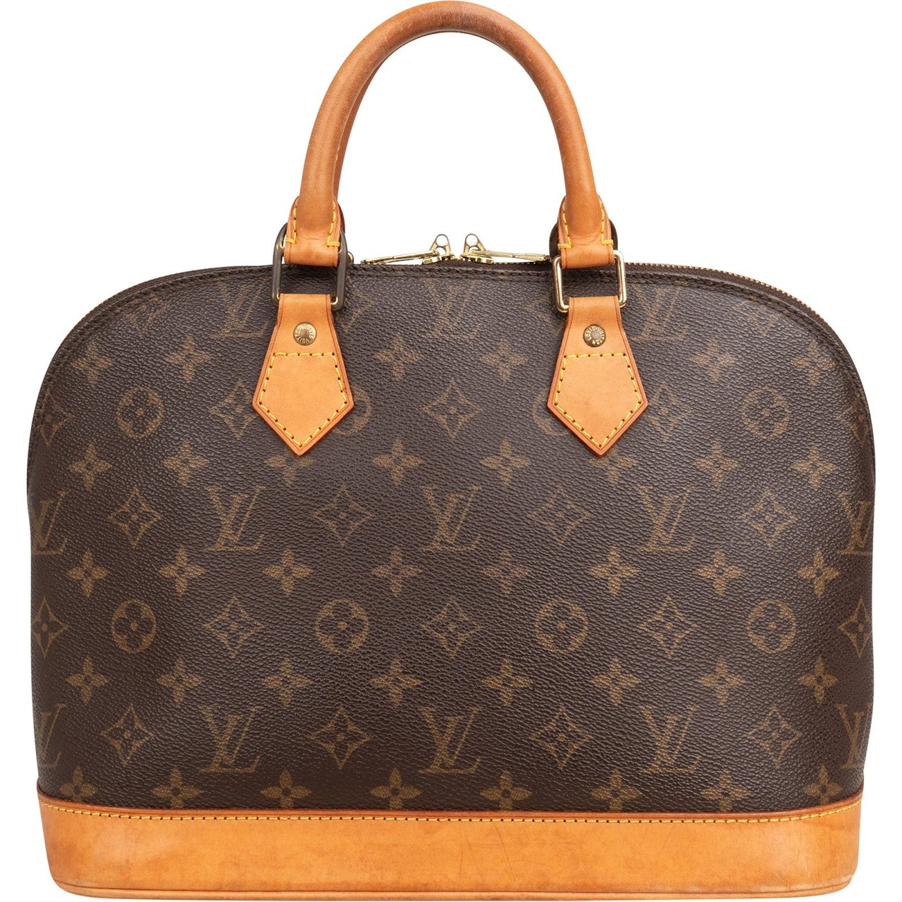 Louis Vuitton Monogram Canvas Alma PM Handbag Bruin