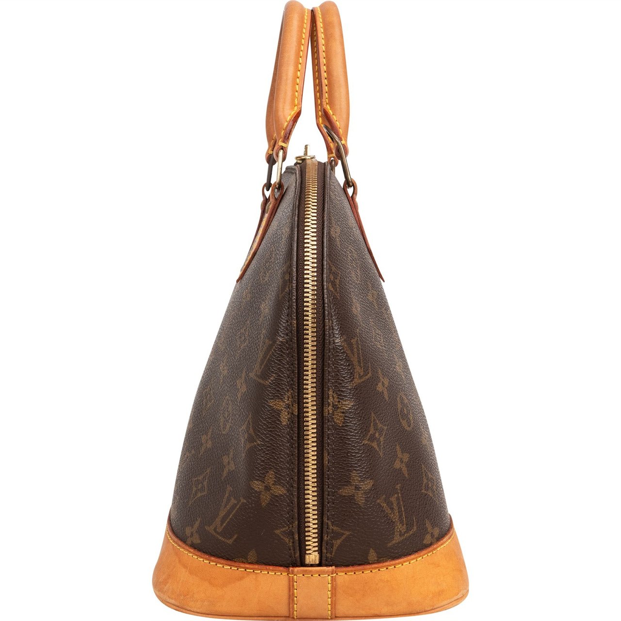 Louis Vuitton Monogram Canvas Alma PM Handbag Bruin