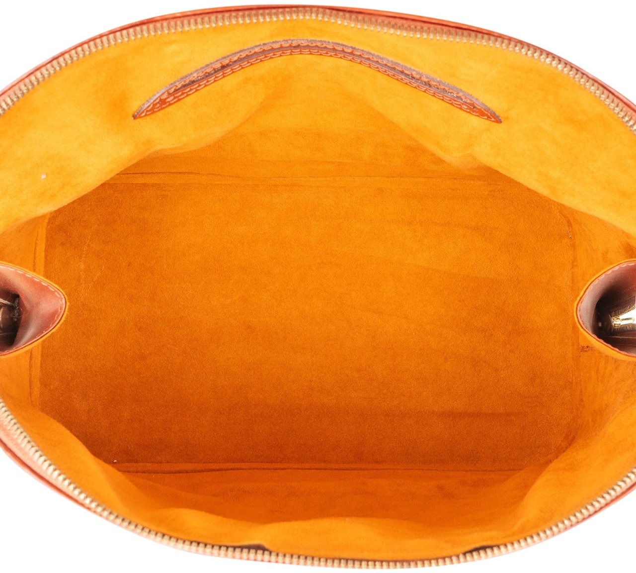 Louis Vuitton Cognac Epi Leather Alma PM Handbag Bruin