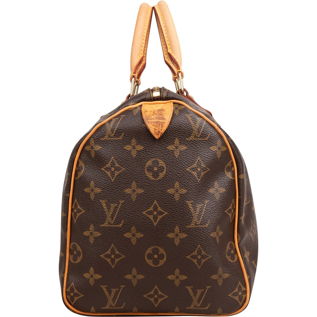Louis Vuitton Monogram Canvas Speedy 30 Handbag Bruin