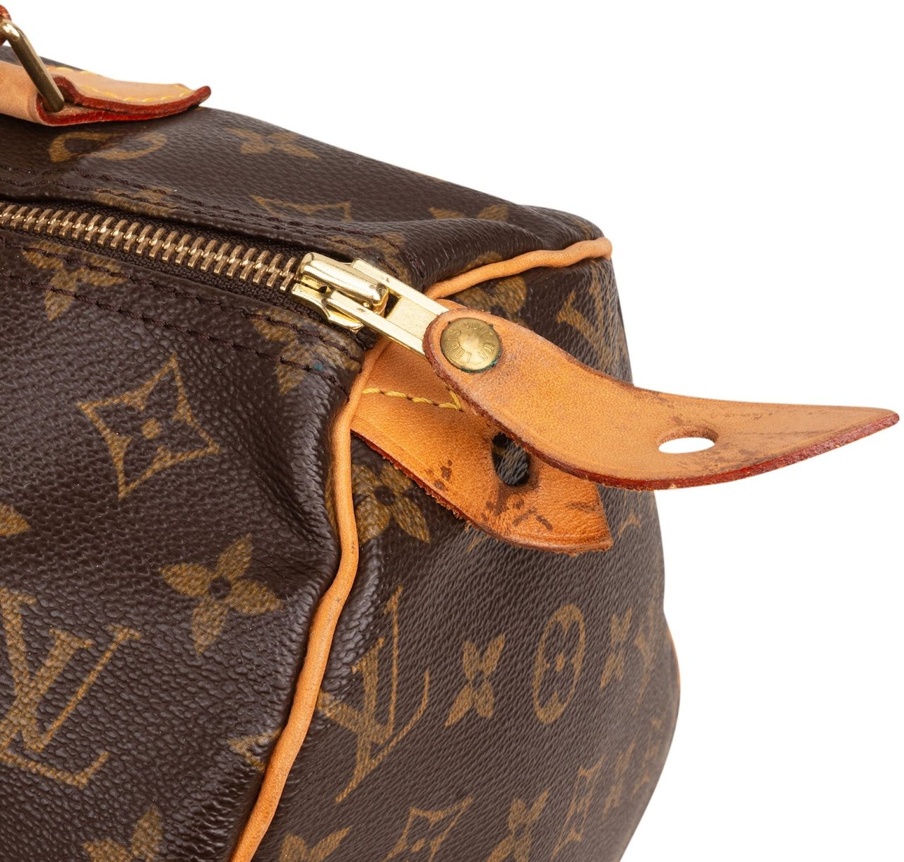 Louis Vuitton Monogram Canvas Speedy 30 Handbag Bruin