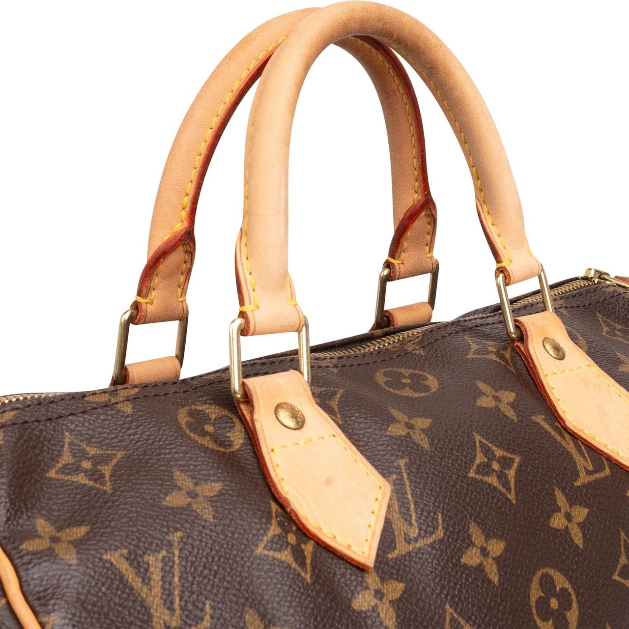 Louis Vuitton Monogram Canvas Speedy 30 Handbag Bruin