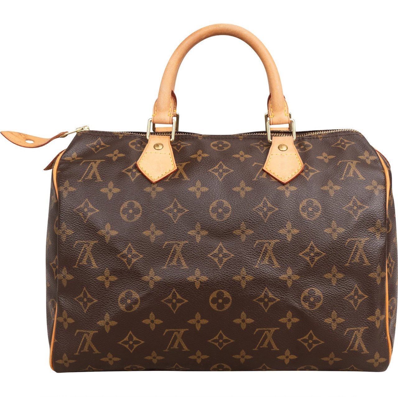 Louis Vuitton Monogram Canvas Speedy 30 Handbag Bruin