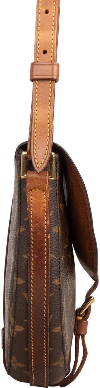 Louis Vuitton Monogram Canvas Chantilly MM Crossbody Bag Bruin
