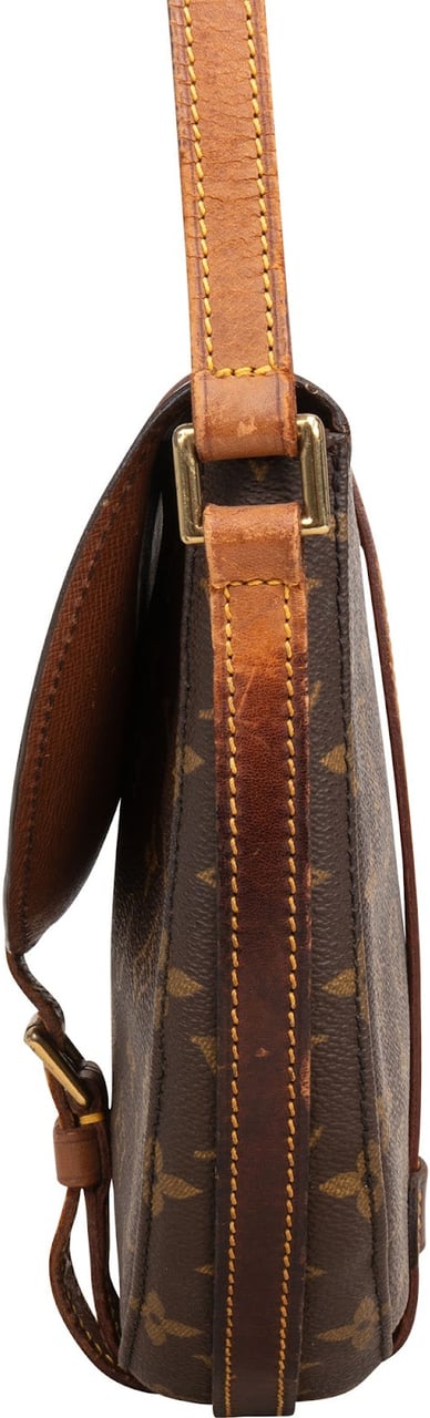 Louis Vuitton Monogram Canvas Chantilly MM Crossbody Bag Bruin
