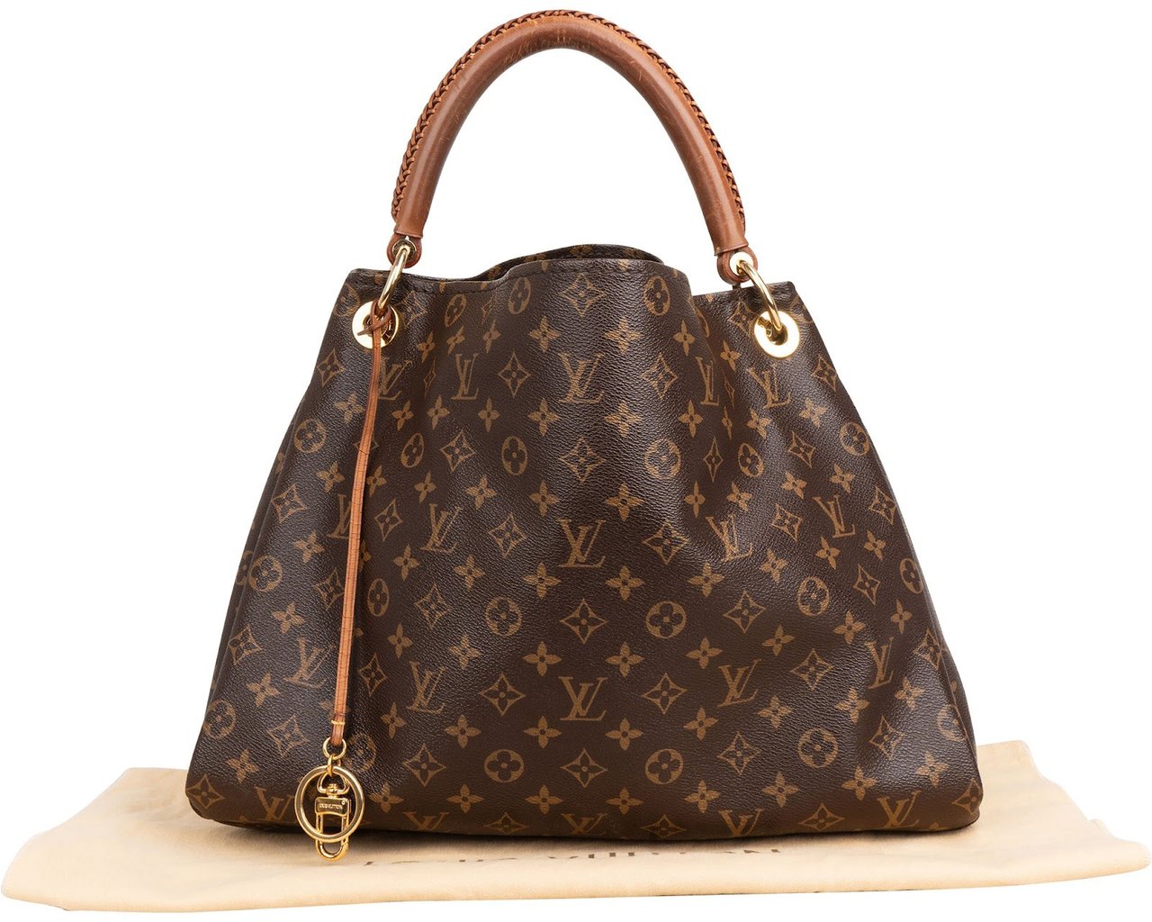 Louis Vuitton Monogram Canvas Artsy MM Shoulder Bag Bruin