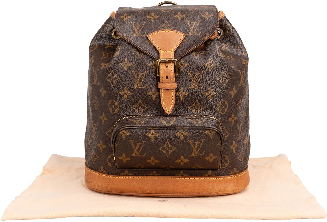 Louis Vuitton Monogram Canvas Montsouris MM Backpack Bruin