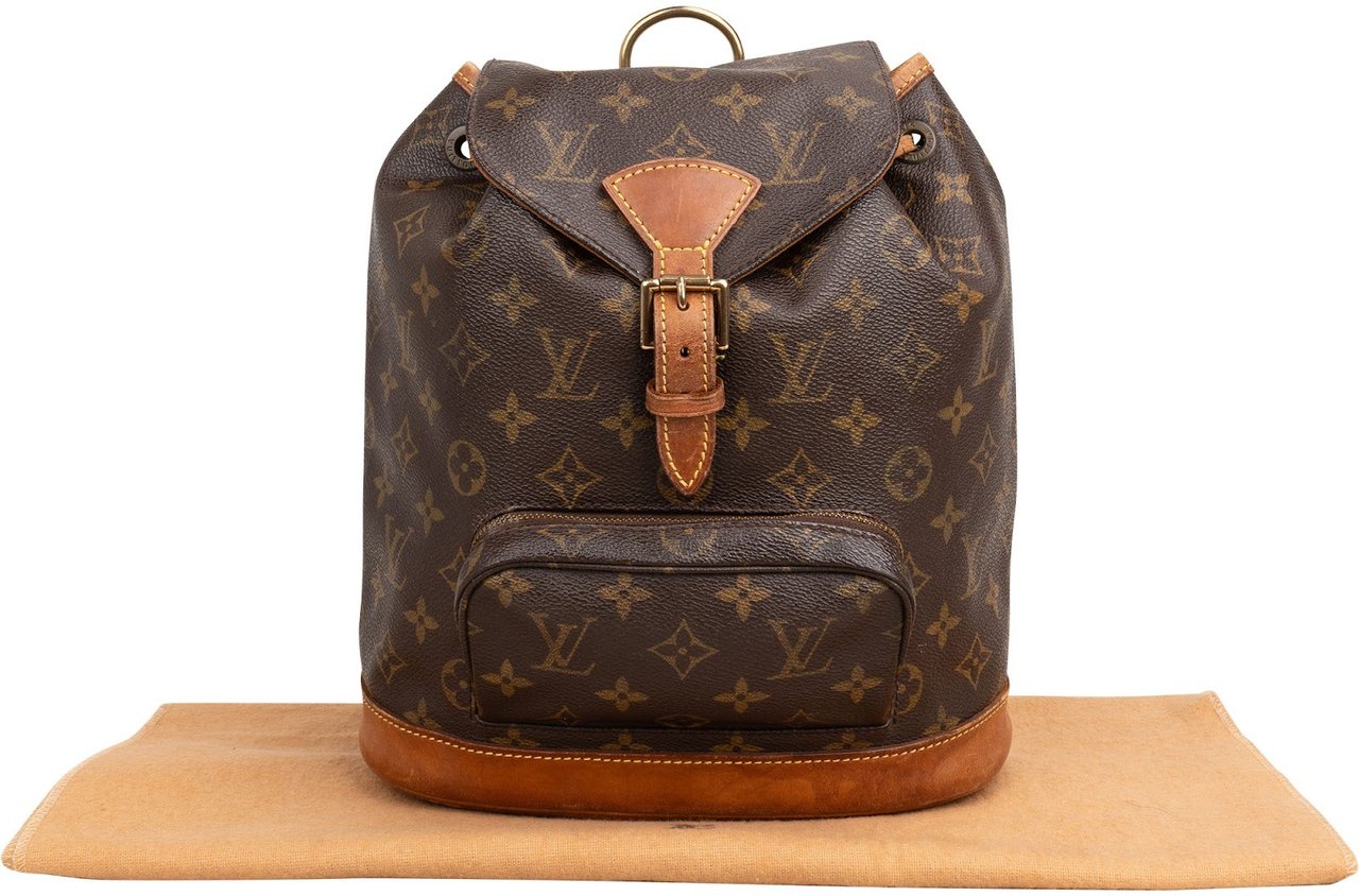 Louis Vuitton Monogram Canvas Montsouris MM Backpack Bruin