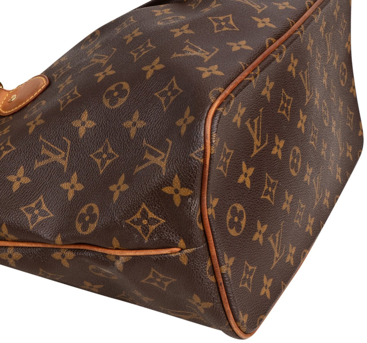 Louis Vuitton Monogram Canvas Palermo PM Handbag Bruin