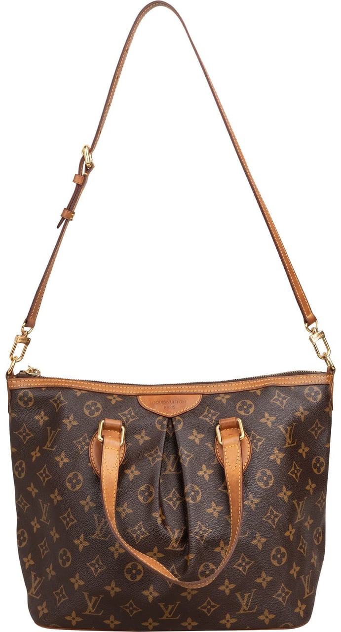 Louis Vuitton Monogram Canvas Palermo PM Handbag Bruin
