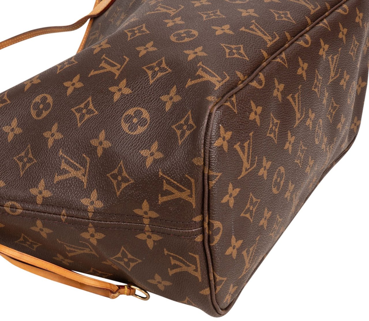 Louis Vuitton Monogram Canvas Neverfull MM Shoulder Bag Bruin