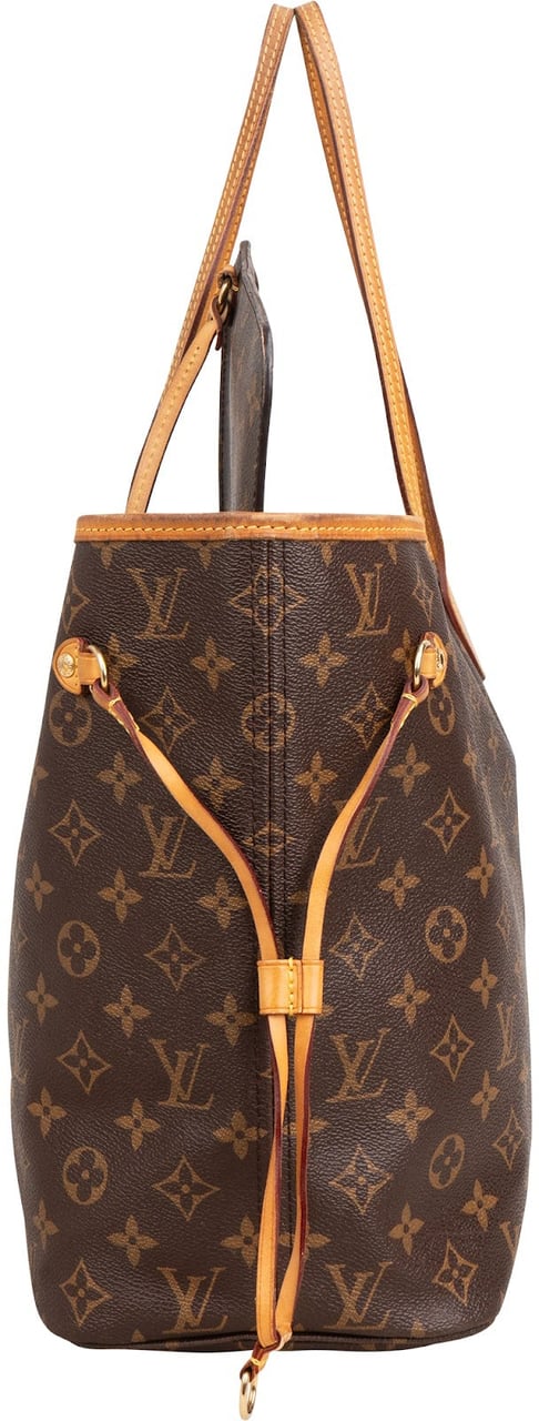 Louis Vuitton Monogram Canvas Neverfull MM Shoulder Bag Bruin