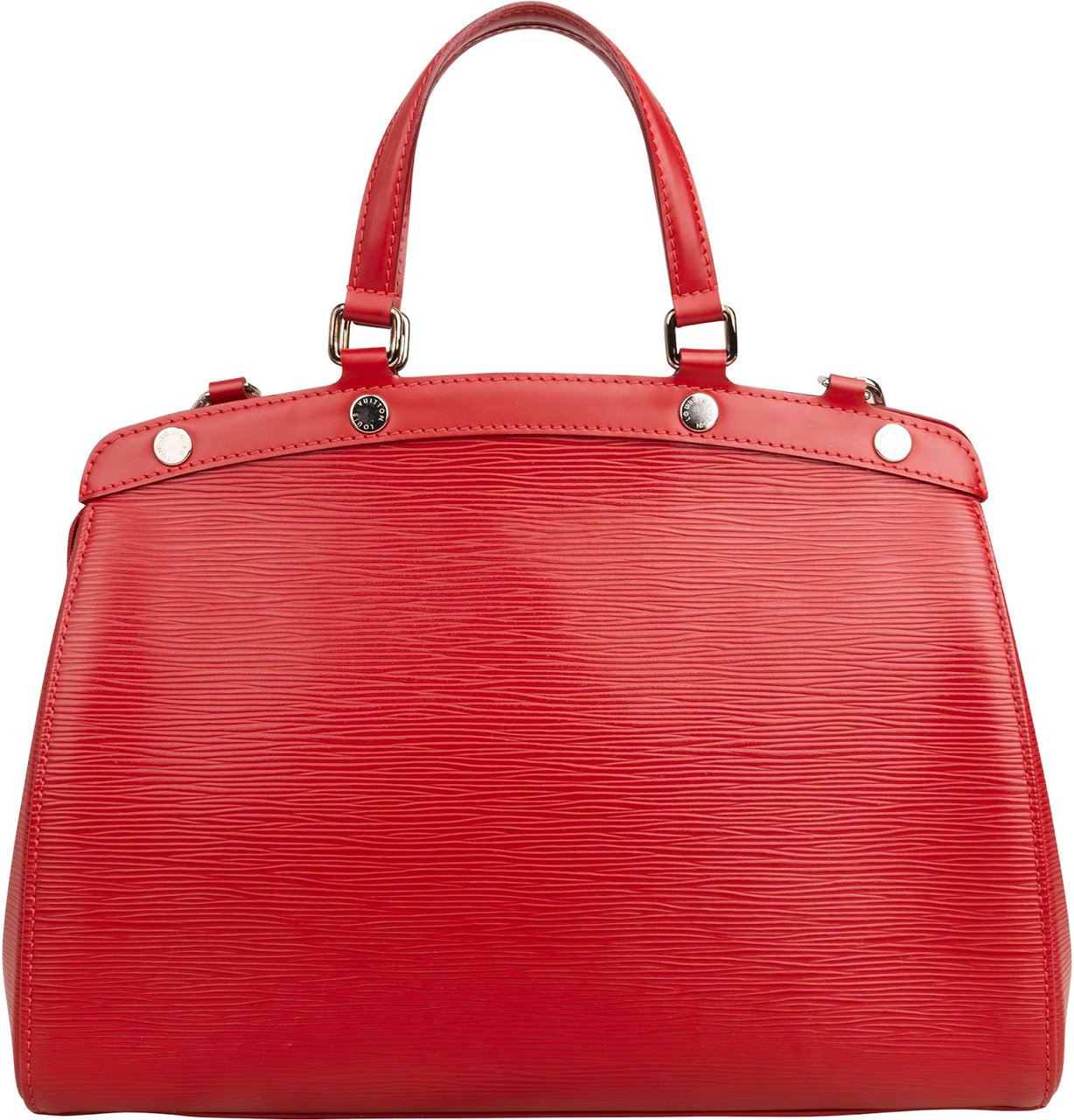 Louis Vuitton Red Epi Leather Brea MM Handbag Rood