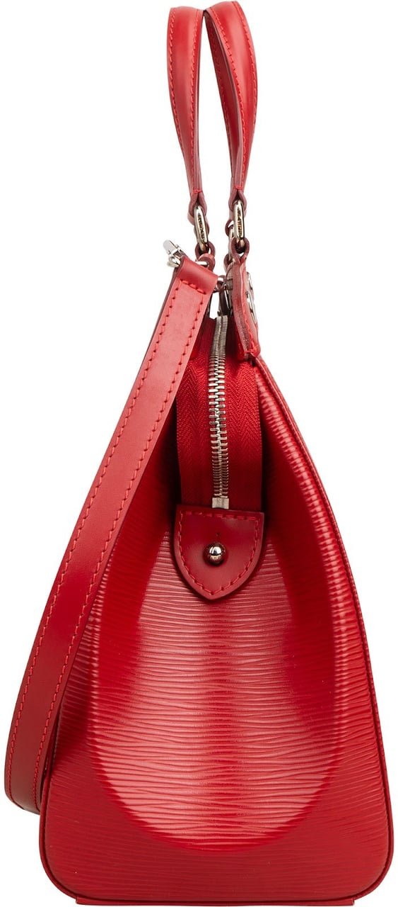 Louis Vuitton Red Epi Leather Brea MM Handbag Rood