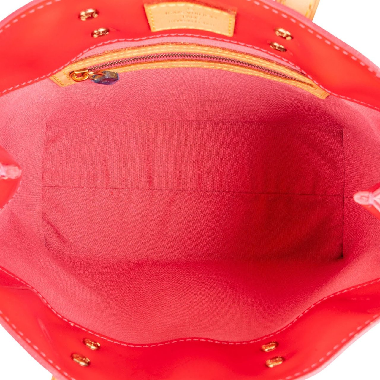 Louis Vuitton Monogram Vernis Leather Reade PM Handbag Rood