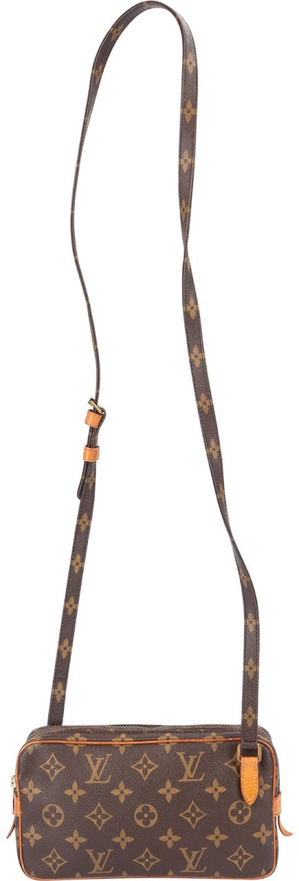 Louis Vuitton Monogram Canvas Marly Crossbody Bag Bruin