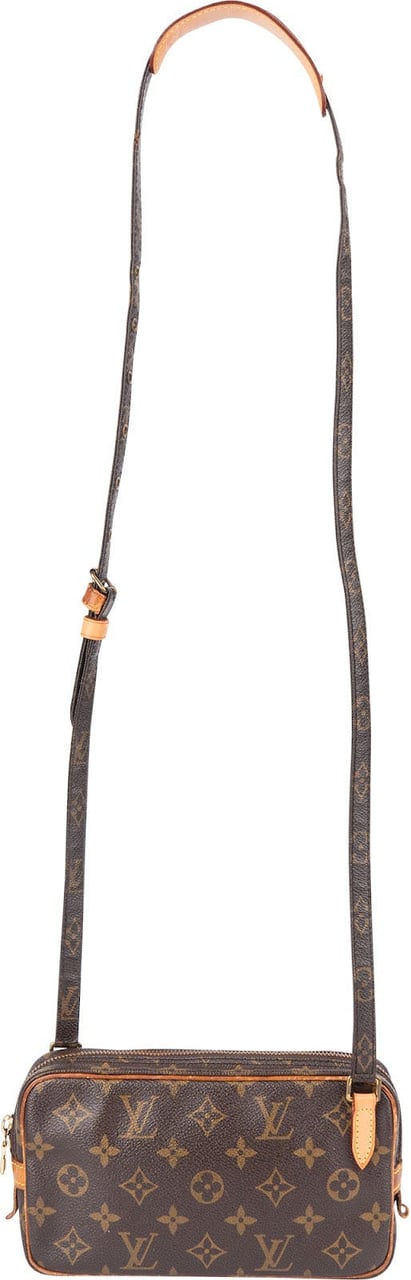 Louis Vuitton Monogram Canvas Marly Crossbody Bag Bruin